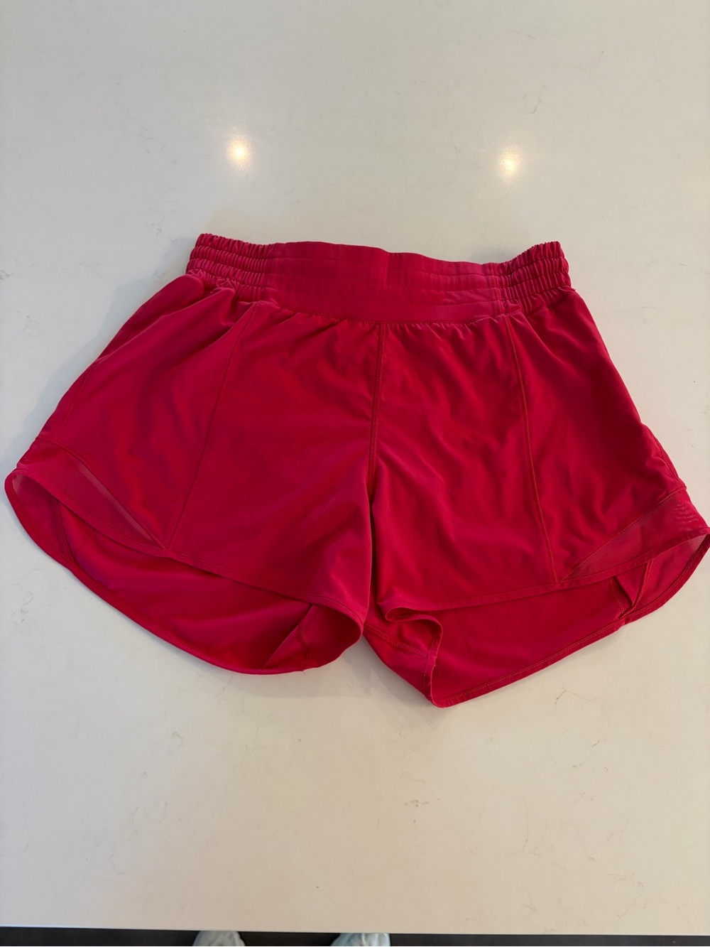 Lululemon Hotty Hot 4” lined shorts-Pink Dragonfruit